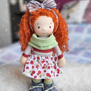 Karolin waldorf baba  - játék & sport - baba & babaház - öltöztethető baba - Meska.hu