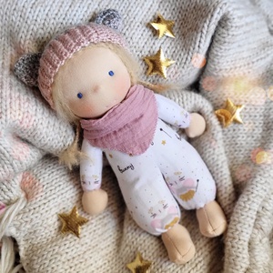 Bella waldorf baba  - játék & sport - baba & babaház - öltöztethető baba - Meska.hu