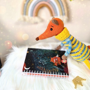 Horgolt róka, amigurumi róka - játék & sport - baba & babaház - baba - Meska.hu