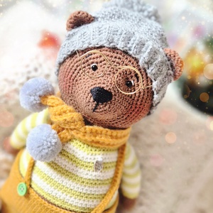 Horgolt maci, amigurumi medve - Meska.hu