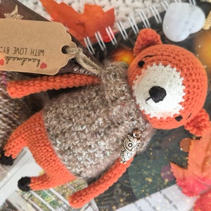 Horgolt róka, amigurumi róka - játék & sport - baba & babaház - baba - Meska.hu