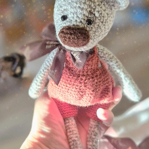 Horgolt maci, amigurumi medve - játék & sport - plüssállat & játékfigura - maci - Meska.hu