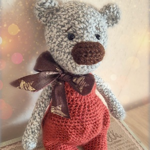 Horgolt maci, amigurumi medve - játék & sport - plüssállat & játékfigura - maci - Meska.hu