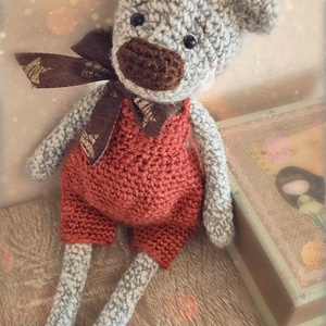 Horgolt maci, amigurumi medve - játék & sport - plüssállat & játékfigura - maci - Meska.hu