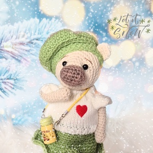 Horgolt maci, amigurumi jegesmedve - Meska.hu