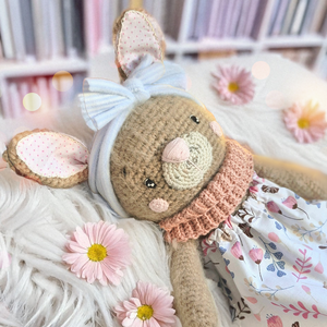 Horgolt nyuszi, amigurumi nyúl, húsvéti dekoráció - játék & sport - plüssállat & játékfigura - nyuszi - Meska.hu