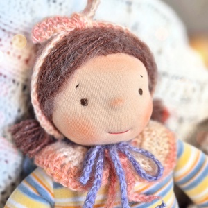 Zsófi waldorf baba, plüss baba - játék & sport - baba & babaház - baba - Meska.hu