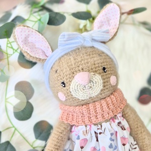 Horgolt nyuszi, amigurumi nyúl, húsvéti dekoráció, Játék & Sport, Plüssállat & Játékfigura, Nyuszi, Baba-és bábkészítés, Horgolás, MESKA