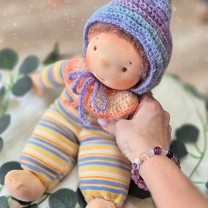 Zsófi waldorf baba, plüss baba - játék & sport - baba & babaház - baba - Meska.hu