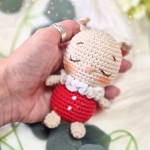 Horgolt katica, amigurumi katicabogár, tavaszi, húsvéti dekoráció - Meska.hu