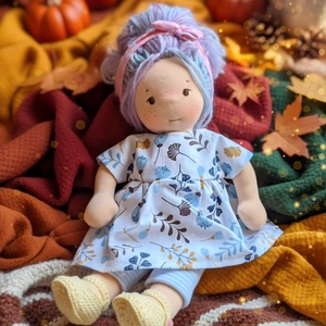 Szofi waldorf baba, öltöztethető baba - játék & sport - baba & babaház - baba - Meska.hu