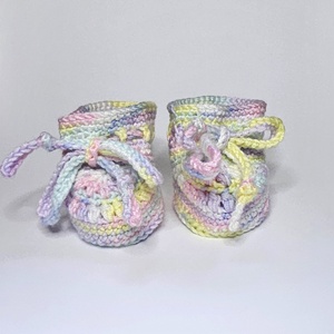 Horgolt kiscipő, babacipő, Baba - mama, Babaruházat, Babacipő, Horgolás, MESKA
