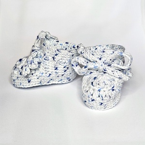 Horgolt kiscipő, babacipő - baba - mama - babaruházat - babacipő - Meska.hu