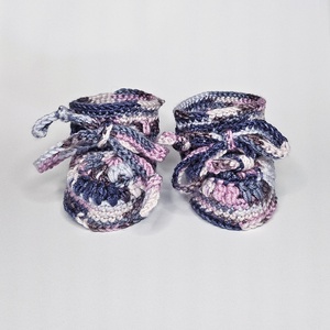 Horgolt kiscipő, babacipő - baba - mama - babaruházat - babacipő - Meska.hu