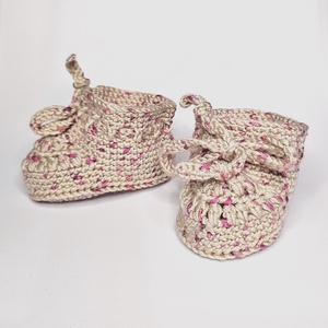 Horgolt kiscipő, babacipő, Baba - mama, Babaruházat, Babacipő, Horgolás, MESKA