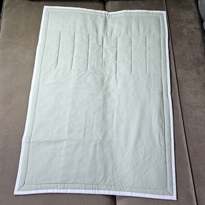 Vintage hatású egyedi babatakaró, játszópléd patchwork betéttel ajnádékba - baba - mama - baba ágynemű - babatakaró, gyerek pléd - Meska.hu