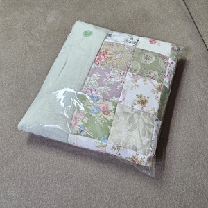 Vintage hatású egyedi babatakaró, játszópléd patchwork betéttel ajnádékba - baba - mama - baba ágynemű - babatakaró, gyerek pléd - Meska.hu