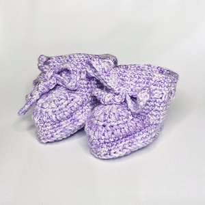 Horgolt kiscipő, babacipő - baba - mama - babaruházat - babacipő - Meska.hu