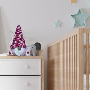 Horgolt manó babaszobába � kedves ajándék újszülöttnek, Baba - mama, Babaszoba dekoráció, Babanév dekoráció, Horgolás, MESKA