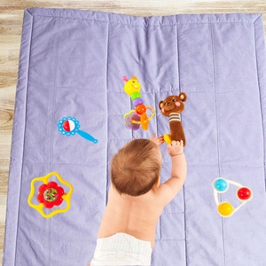 Lila, patchwork-betétes babatakaró � puha játszópléd babáknak, babaváró ajándék - baba - mama - baba ágynemű - babatakaró, gyerek pléd - Meska.hu