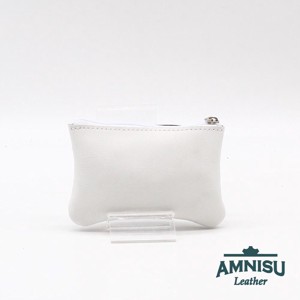 Fehér - sötétkék lakk ívelt egy cipzáras kristály köves kulcstartó D3002 - táska & tok - kulcstartó & táskadísz - kulcstartó - Meska.hu