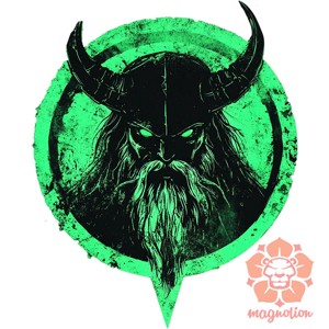 Foszforeszkáló viking v1 - ruha & divat - babaruha & gyerekruha - póló - Meska.hu
