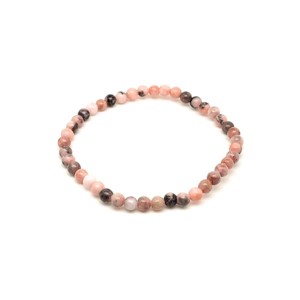 Pink zebra jáspis golyó karkötő 45 mm - Meska.hu