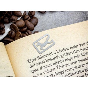 Vadló oldaljelölő acél könyvjelző, Könyv & Zene, Könyvjelző, , MESKA
