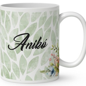 Névvel kérhető - Húsvéti manó kis csibékkel mintás bögre - otthon & életmód - konyhafelszerelés, tálalás - tálalás - bögre & csésze - Meska.hu