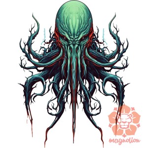 Cthulhu v2 - ruha & divat - férfi ruha - férfi pulóver - Meska.hu
