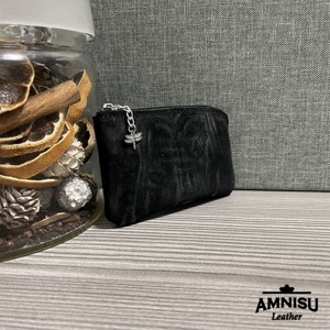 Csillámos fekete egy cipzáras kulcstartó - LIMITÁLT - táska & tok - kulcstartó & táskadísz - kulcstartó - Meska.hu