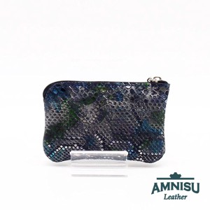 Sötétkék kígyómintás egy cipzáras kulcstartó - LIMITÁLT A6010 - táska & tok - kulcstartó & táskadísz - kulcstartó - Meska.hu