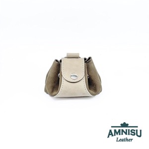 Szürke - keki bőr mini 2in1 szütyő és kockatálca N8014-7007 - játék & sport - táblajáték és kártyajáték - társasjátékok - dobókocka - Meska.hu