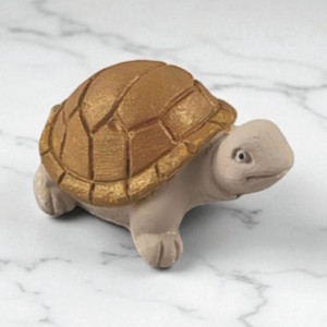 Teknős mini - okker-vörösarany, Kellékek & szerszámok, Dekorációs kellékek, Figurák, , MESKA