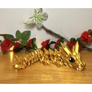 3d nyomtatott mini kristály sárkány - Meska.hu
