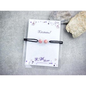 Köszönöm rodokrozit angyal karkötő, Ékszer, Karkötő, Gyöngyös karkötő, , MESKA