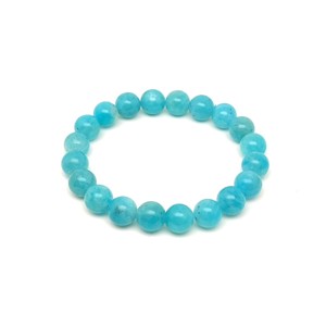A minőségű amazonit golyós ásvány karkötő 9�10mm, Ékszer, Karkötő, Ásványkarkötő, , MESKA