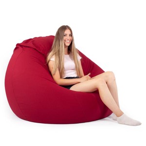 Bordó Grandiózus Babzsákfotel, , , MESKA