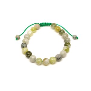 Jáde csúszócsomós golyó karkötő 8�9 mm, Ékszer, Karkötő, Ásványkarkötő, , MESKA