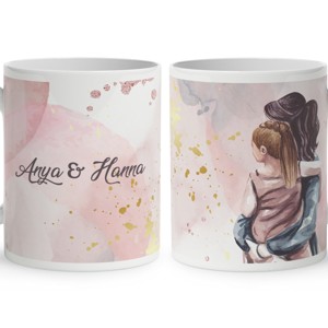 Kérd a neveddel - Anya és Lánya mintás bögre, Otthon & Életmód, Konyhafelszerelés, tálalás, Tálalás, Bögre & Csésze, , MESKA