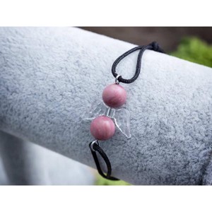 Önszeretet angyal rodokrozit microcord karkötő, Ékszer, Karkötő, Ásványkarkötő, , MESKA