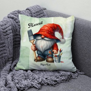 Névvel kérhető - Festő Ezermester manó mintás párna - otthon & életmód - lakástextil - párna & párnahuzat - díszpárna (belsővel együtt) - Meska.hu