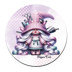 Cuki Fodrász manólány mintás bögre alátét, Otthon & Életmód, Konyhafelszerelés, tálalás, Tálalás, Tányér- és poháralátét, , MESKA