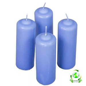 Mártott henger gyertya 40x120 mm - milka lila, Kellékek & szerszámok, Dekorációs gyertya, Dekorációs kellékek, , MESKA