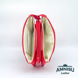 Piros egyenes kristály köves női pénztárca G5018 - táska & tok - pénztárca & más tok - pénztárca - női pénztárca - Meska.hu