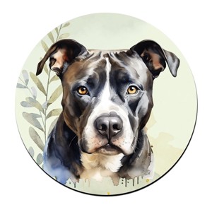 Szürke Amerikai Pitbull terrier portré mintás bögre alátét, , , MESKA
