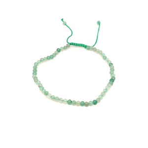 Fazettált aventurin golyós ásvány karkötő csúszócsomóval 4�5mm, Ékszer, Karkötő, Ásványkarkötő, , MESKA