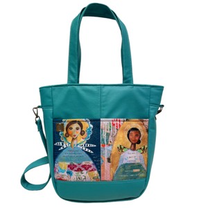 SuziartBag Türkiz mintás kenguru táska, Táska & Tok, Kézitáska & válltáska, Válltáska, , MESKA