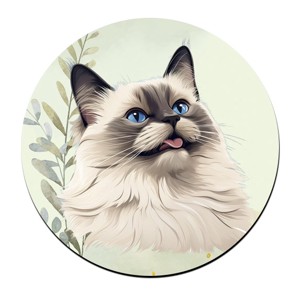 Birman macska portré mintás bögre alátét, , , MESKA