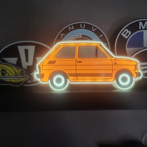 Fiat Polski 126 dekor vilgíts, Otthon & Életmód, Dekoráció, Dísztárgy, Mindenmás, MESKA